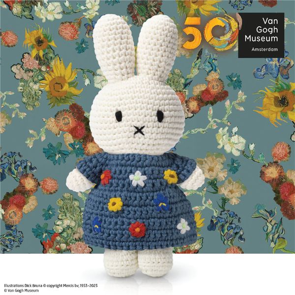 Miffy Van Gogh's Flowers Inspired Dress 手工鈎編公仔