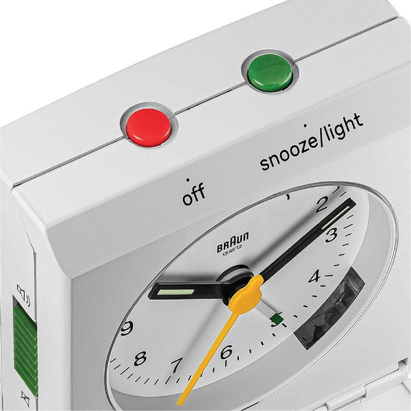 BC05 Braun Travel Analogue Alarm Clock 白色