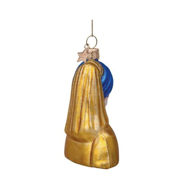 Girl With A Pearl Earring Vermeer Ornament Glass 玻璃掛飾