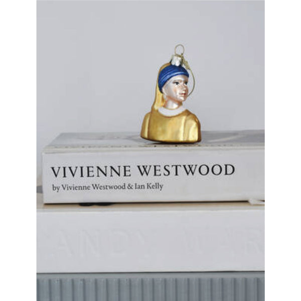 Girl With A Pearl Earring Vermeer Ornament Glass 玻璃掛飾