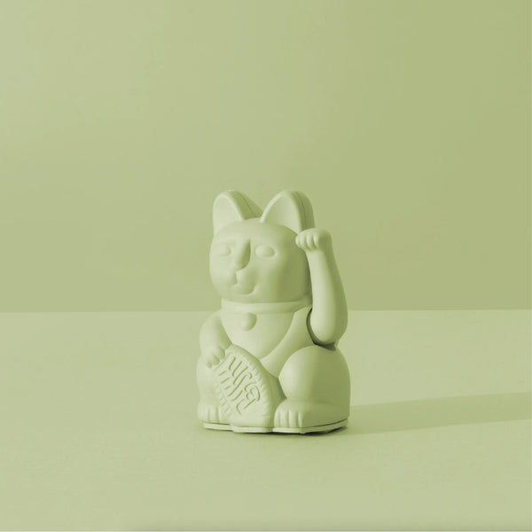 Lucky Cat - Mini Light Green 淺綠色迷你 幸運招財貓 Donkey