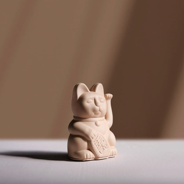 Lucky Cat - Mini Ocher 土色迷你 幸運招財貓 Donkey