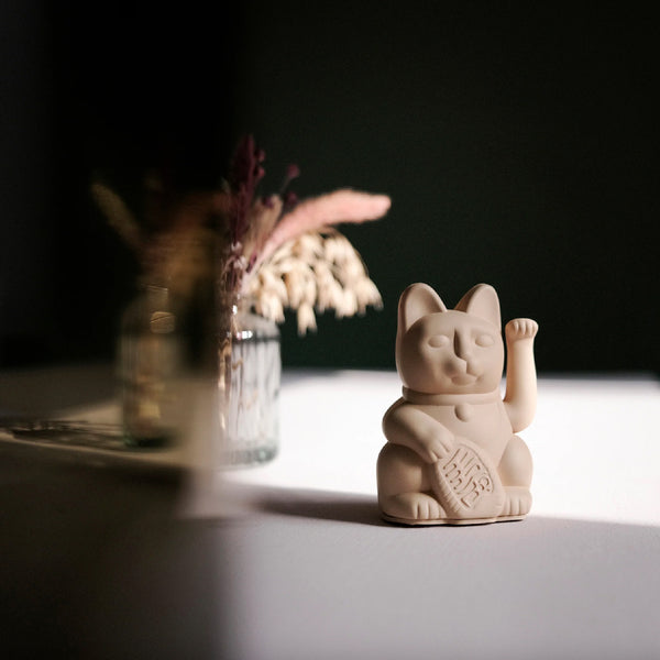 Lucky Cat - Mini Ocher 土色迷你 幸運招財貓 Donkey