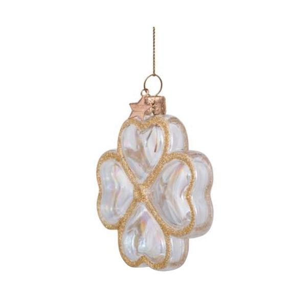 Oil Transparent Clover Ornament Glass 玻璃掛飾