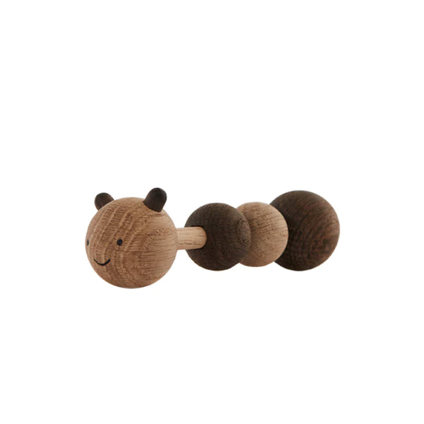 Rattle Larva - Nature 小孩學習木玩具 OYOY