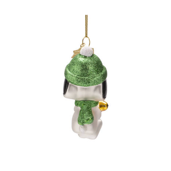 Snoopy Woodstock Ornament Glass 玻璃掛飾