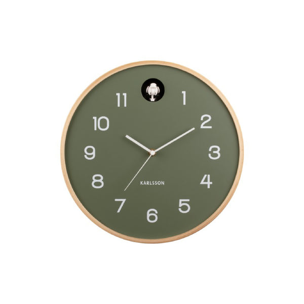 綠色 Wall Clock Natural Cuckoo 布谷鳥掛鐘 ( 整點報時 )