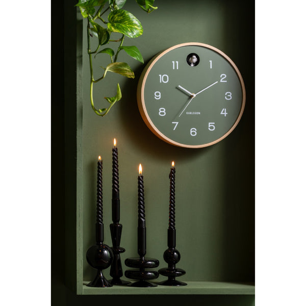 綠色 Wall Clock Natural Cuckoo 布谷鳥掛鐘 ( 整點報時 )