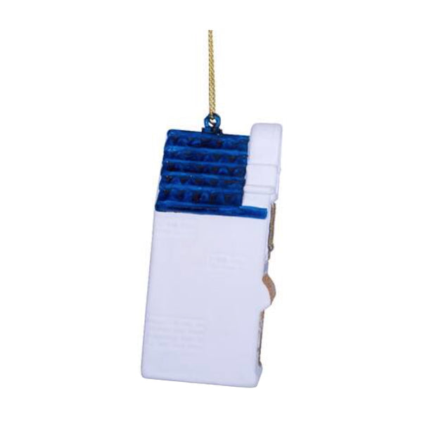 White Canal House Cheese Store Ornament Glass 玻璃掛飾