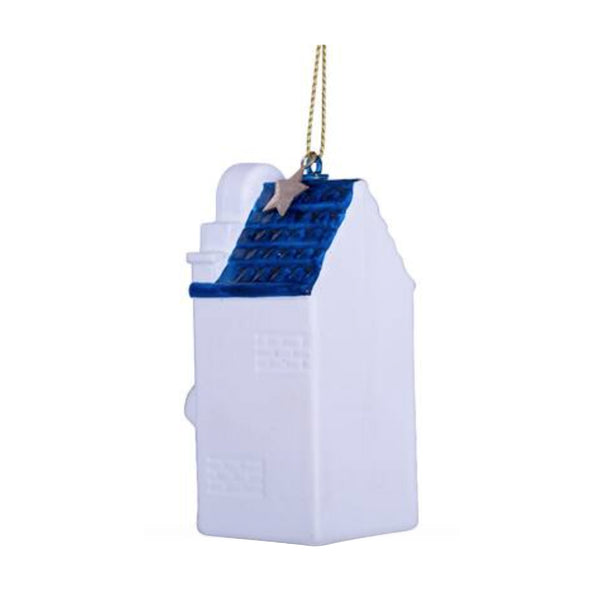 White Canal House Cheese Store Ornament Glass 玻璃掛飾