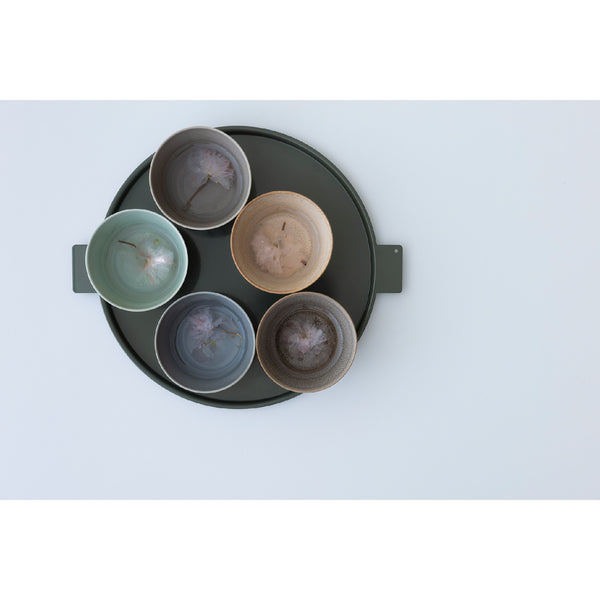 Colored Aluminum Tray Round L 鋁質托盤 yumiko iihoshi