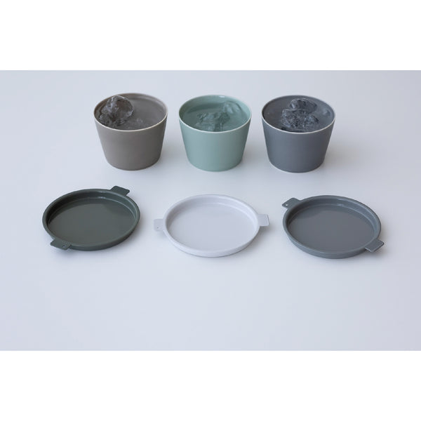 Colored Aluminum Tray Round S 鋁質托盤 yumiko iihoshi