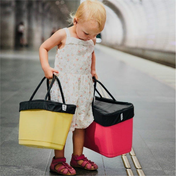 Hinza Large Green Plastic Hinza bags Yellow