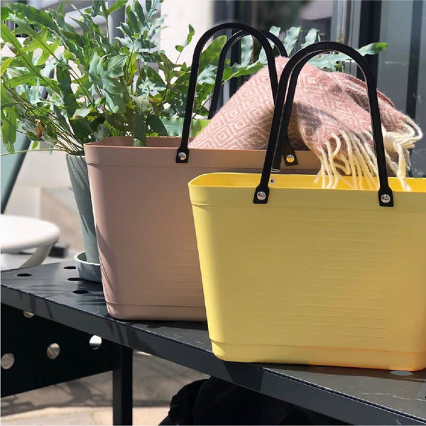 Hinza Large Green Plastic Hinza bags Yellow