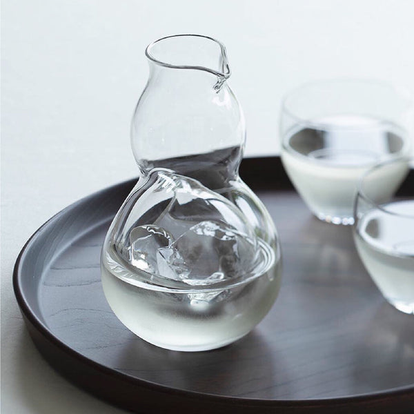 Hisago Tokkuri Sake Bottle 玻璃清酒瓶 Aderia