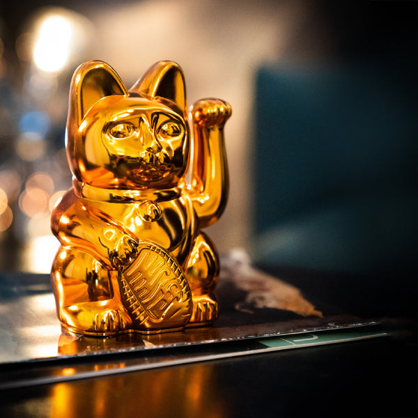 Lucky Cat Cosmic Edition Mars - Shiny Copper 星球系列幸運招財貓 - 火星 Donkey