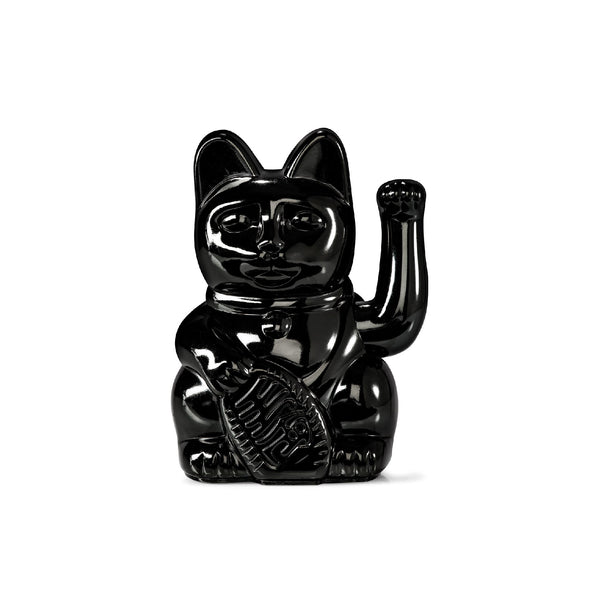 Lucky Cat Glossy Black MANEKI NEKO by donkey