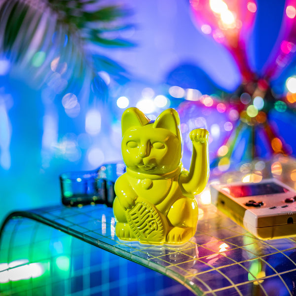 Doneky Lucky Cat Glossy Yellow