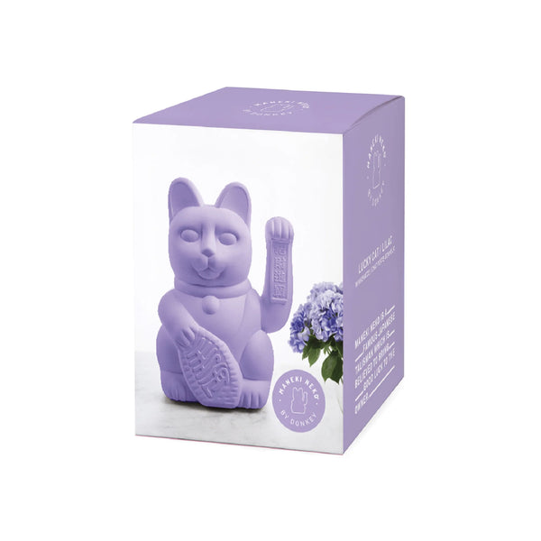 Lucky Cat - Large Lilac 紫丁香色大號 幸運招財貓 MANEKI NEKO by Donkey