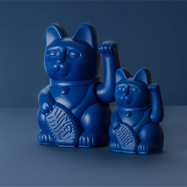 Lucky Cat Mini Dark Blue MANEKI NEKO by Donkey