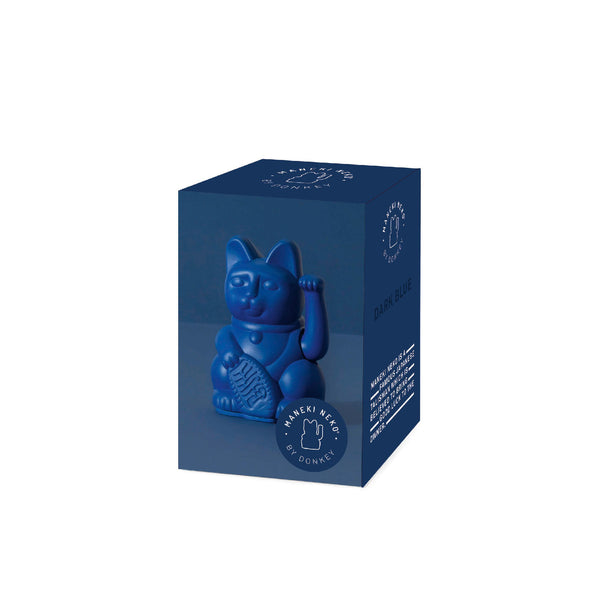 Lucky Cat Mini Dark Blue MANEKI NEKO by Donkey