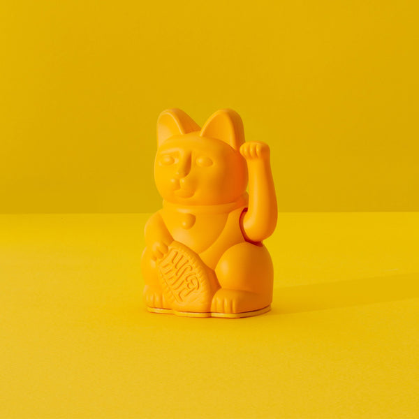 Lucky Cat Mini Deep Yellow MANEKI NEKO by Donkey
