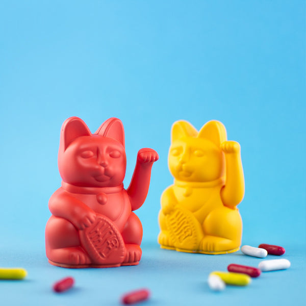 Lucky Cat Mini Deep Yellow MANEKI NEKO by Donkey
