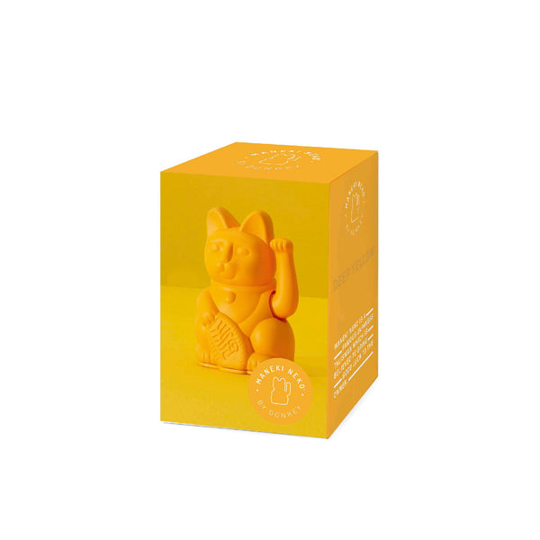 Lucky Cat Mini Deep Yellow MANEKI NEKO by Donkey