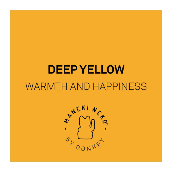 Lucky Cat Mini Deep Yellow MANEKI NEKO by Donkey