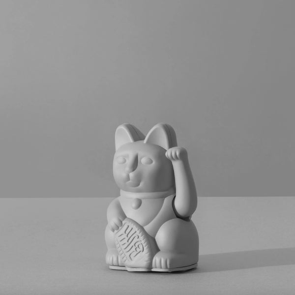 Lucky Cat - Mini Grey 灰色迷你 幸運招財貓 MANEKI NEKO by Donkey