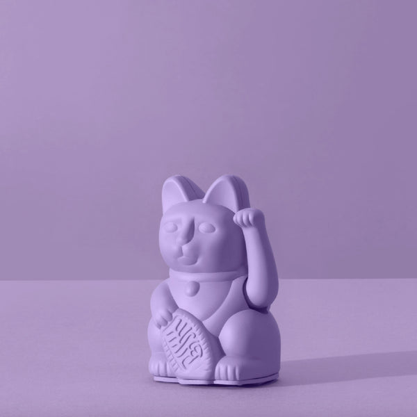 Lucky Cat - Mini Lilac 紫丁香色迷你 幸運招財貓 MANEKI NEKO by Donkey