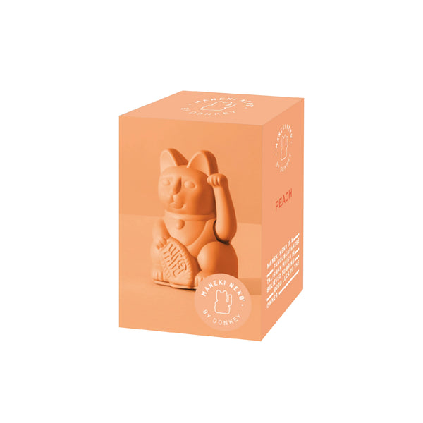 Lucky Cat - Mini Peach 粉桃色迷你 幸運招財貓 MANEKI NEKO by Donkey