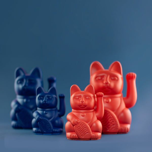 Lucky Cat Mini Red MANEKI NEKO by Donkey