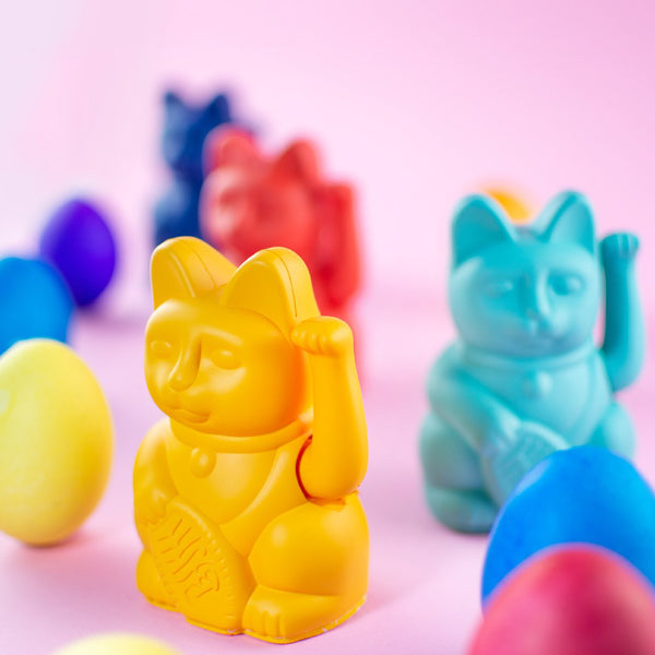 Lucky Cat Mini Turquoise MANEKI NEKO by Donkey