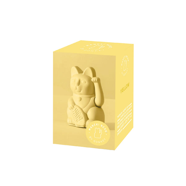 Lucky Cat - Mini Yellow 黃色迷你 幸運招財貓 MANEKI NEKO by Donkey
