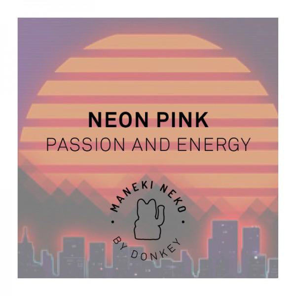 Lucky Cat Neon Pink MANEKI NEKO by donkey
