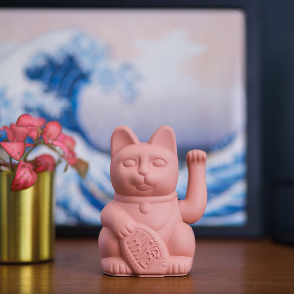 Lucky Cat Pink MANEKI NEKO by donkey