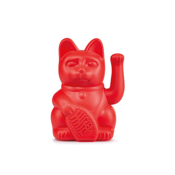 Lucky Cat Red MANEKI NEKO by donkey