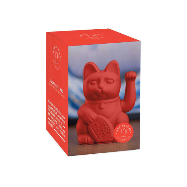 Lucky Cat Red MANEKI NEKO by donkey