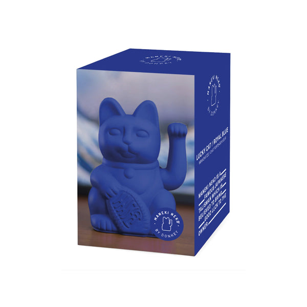 Lucky Cat - Royal Blue 午夜藍 幸運招財貓 MANEKI NEKO by Donkey