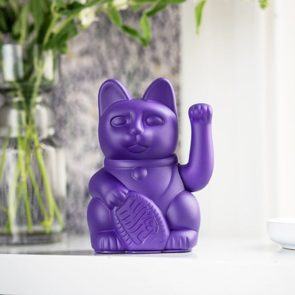 Lucky Cat Violet MANEKI NEKO by donkey