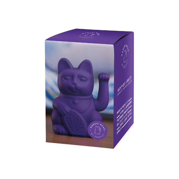 Lucky Cat Violet MANEKI NEKO by donkey