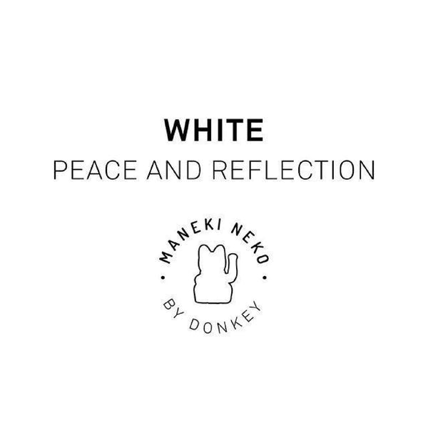 Lucky Cat White MANEKI NEKO by donkey