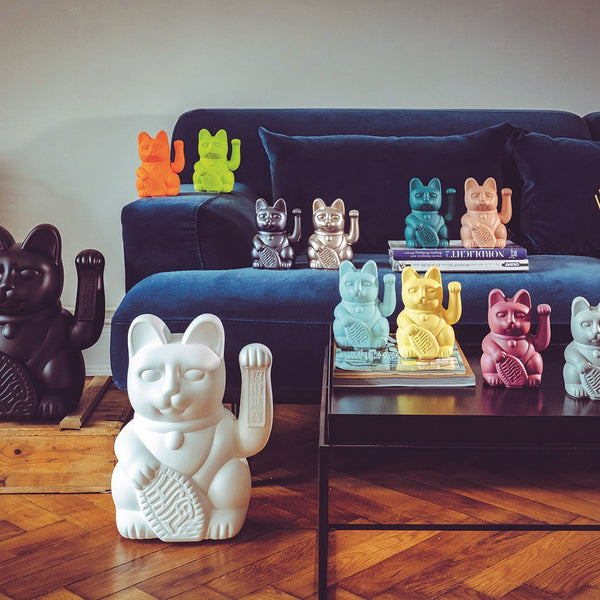 Lucky Cat Yellow MANEKI NEKO by donkey