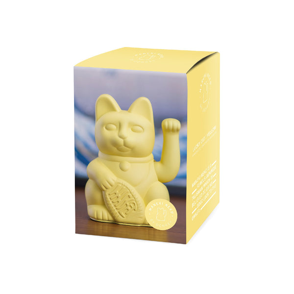 Lucky Cat Yellow MANEKI NEKO by donkey