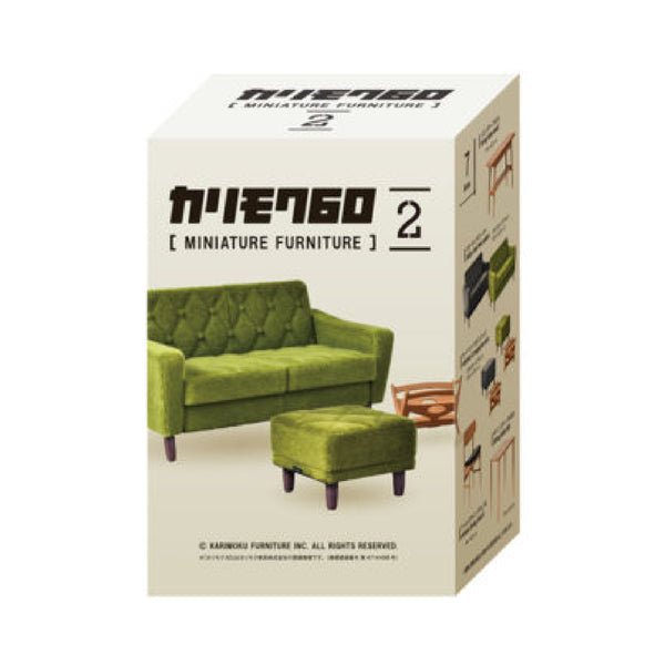 Miniature Furniture 2 迷你傢具擺設 一套9個 Karimoku60