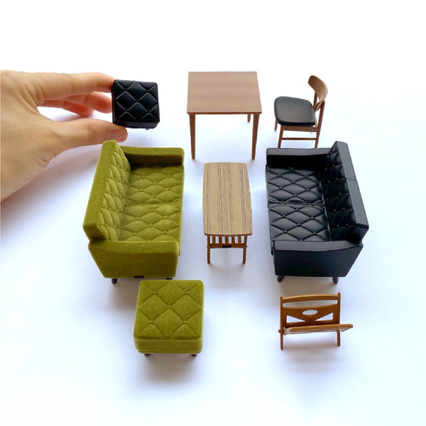 Miniature Furniture 2 迷你傢具擺設 一套9個 Karimoku60