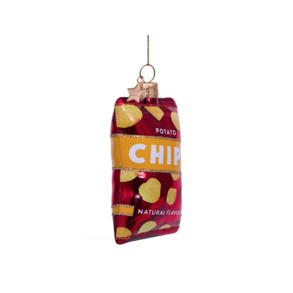 Natural Flavour Chips Ornament Glass 玻璃聖誕掛飾