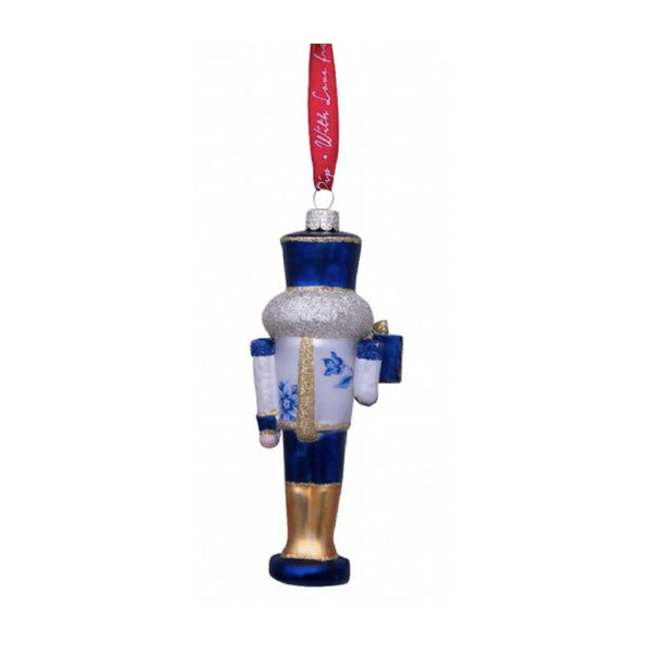 Ornament Glass Blue Nutcracker Pip Studio 玻璃聖誕掛飾 Vondels