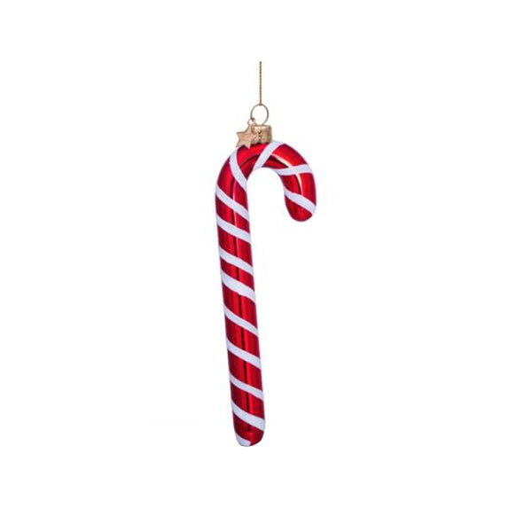 Ornament Glass Candy Cane 玻璃聖誕掛飾 Vondels